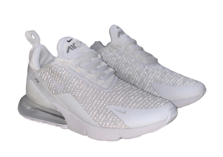 נעלי נייק-NIKE AIR MAX 270 SE White Gray – תמונה 2