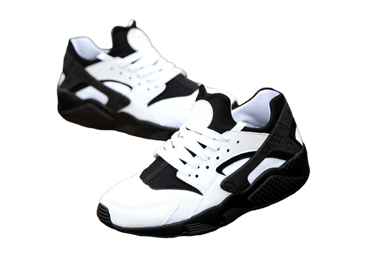 נעלי נייק-NIKE Air HUARACHE Run Ultra Black White – תמונה 2