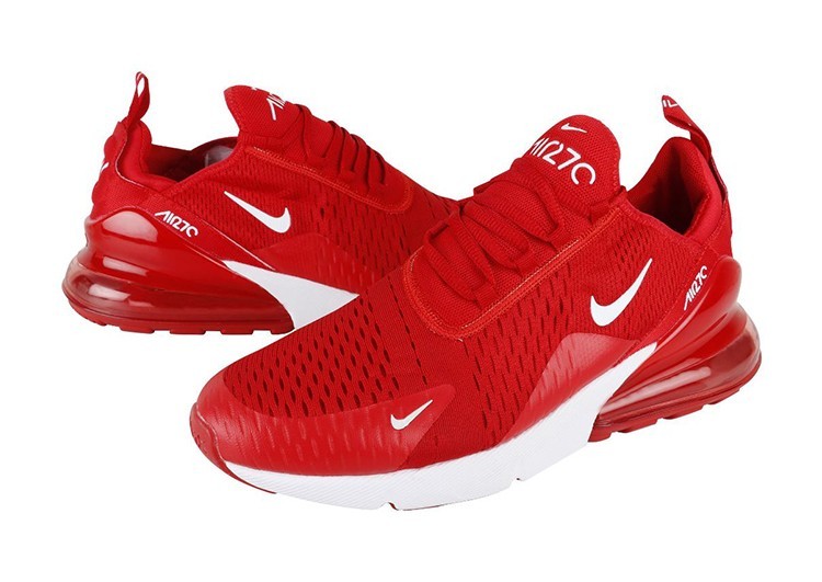 נעלי נייק-Nike Air Max 270 Red Running Shoes – תמונה 2