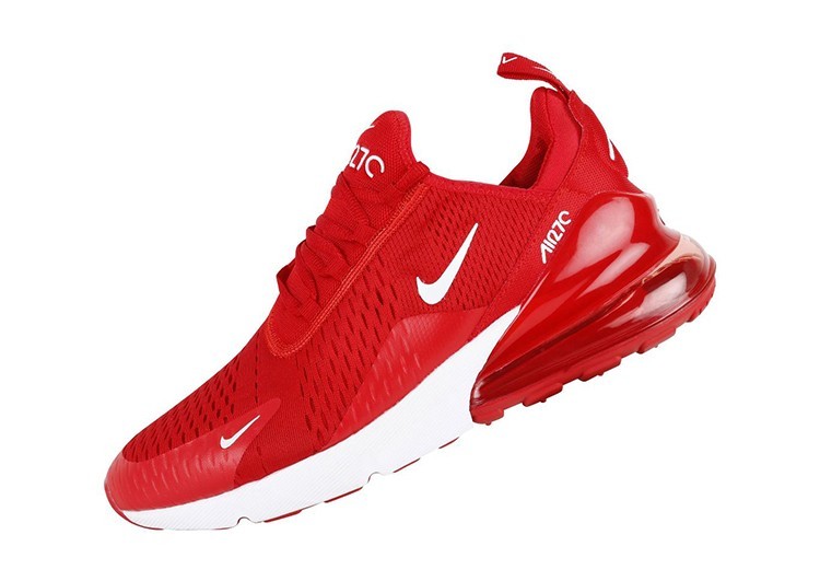 נעלי נייק-Nike Air Max 270 Red Running Shoes – תמונה 5