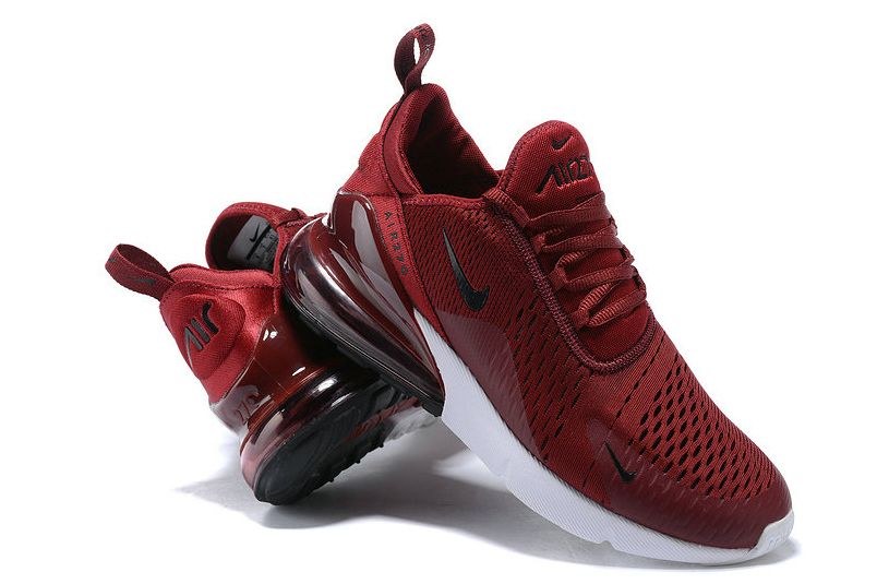 נעלי נייק-Nike Air Max 270 (Wine Red/Black/White) – תמונה 2