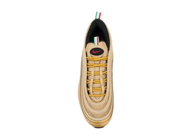 נעלי נייק-Nike Air Max 97 GOLD WHITE – תמונה 2