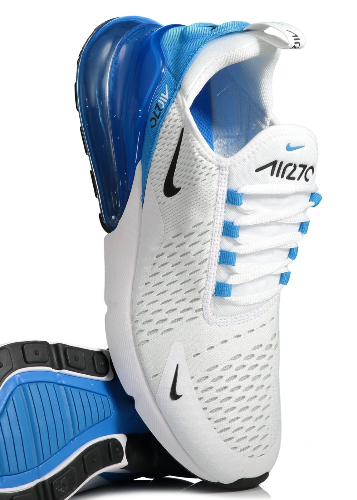 נעלי נייק-Nike Footwear Air Max 270 - White / Blue – תמונה 3