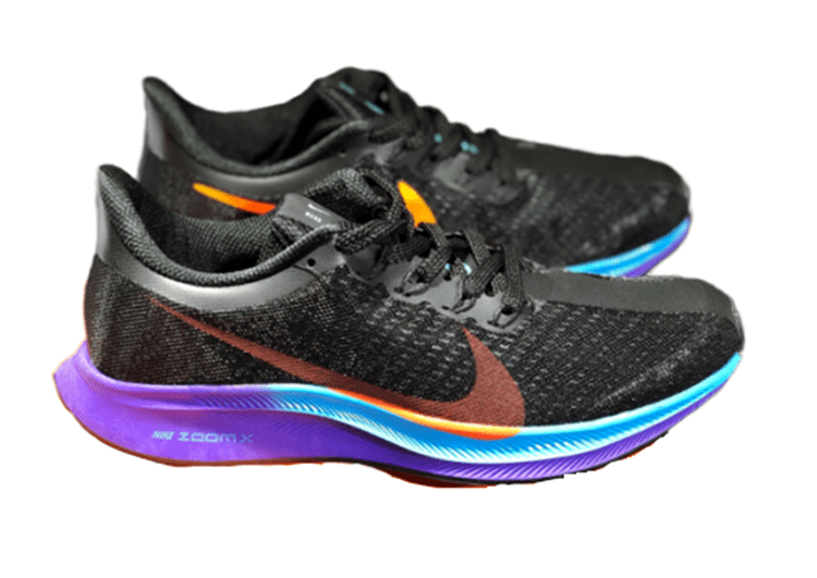 נעלי נייק-Nike Zoom Pegasus 35 Turbo Hero Black Purple – תמונה 2