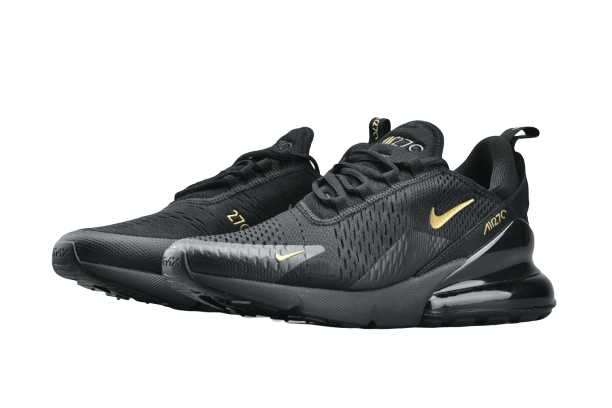 נעלי נייק-Nike air max 270 Black gold – תמונה 2