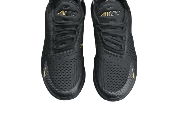 נעלי נייק-Nike air max 270 Black gold – תמונה 4