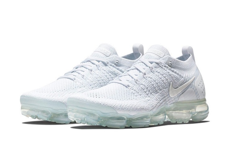 נעלי נייק-Nike's Air VaporMax 2.0 Triple White – תמונה 2