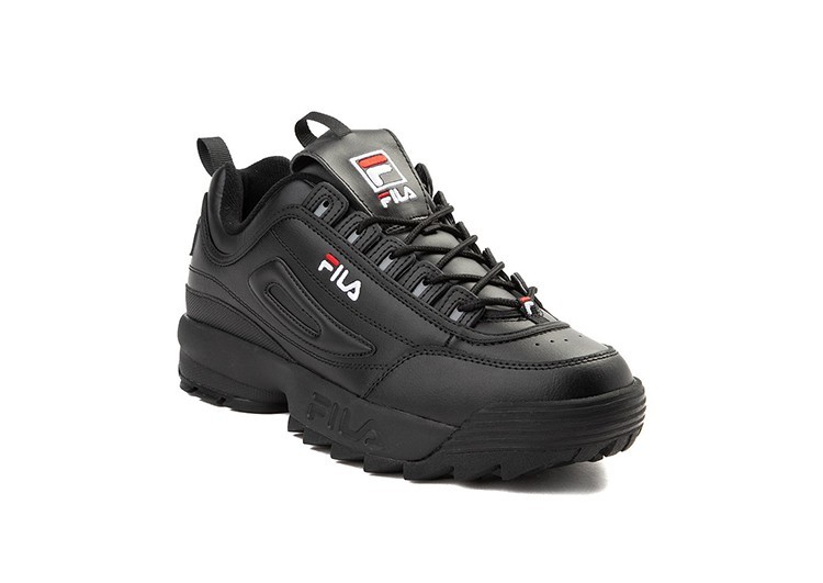 נעלי פילה-Fila Disruptor 2 Premium Athletic Shoes-BLACK – תמונה 3