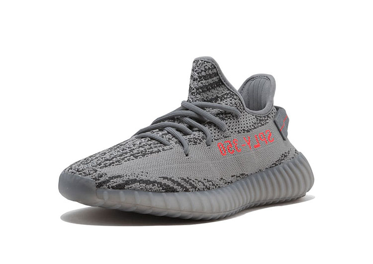 נעלי אדידס-ADIDAS 350 GRAY - RED – תמונה 3