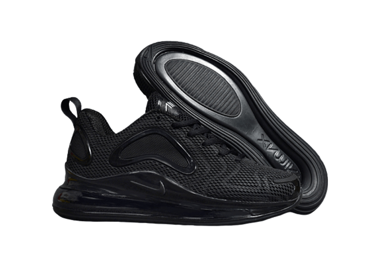 NIKE AIR MAX 720 BLACK- BLACK LOGO – תמונה 2