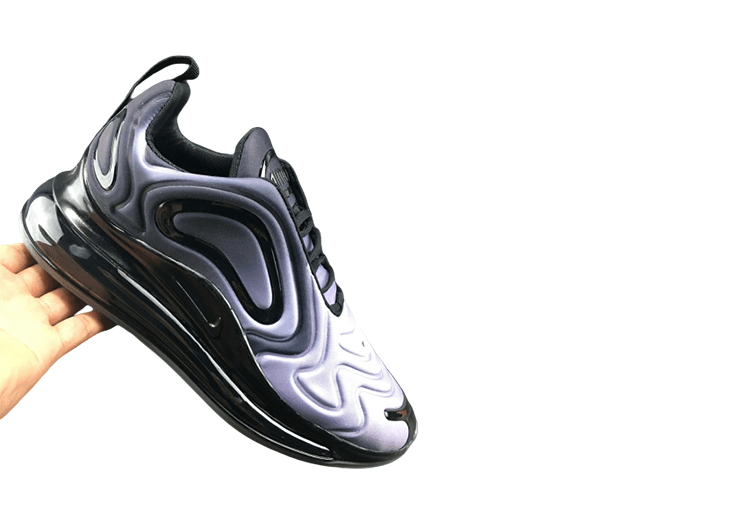 NIKE AIR MAX 720 BLACK-LIGHT BLUE – תמונה 5