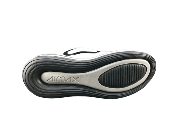 NIKE AIR MAX 720 BLACK LOGO - LIGHT GRAY – תמונה 5