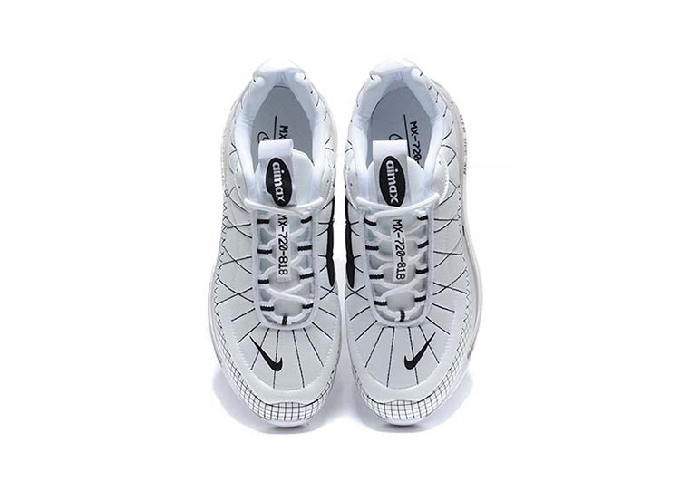NIKE AIR MAX 720 BLACK LOGO - WHITE – תמונה 4