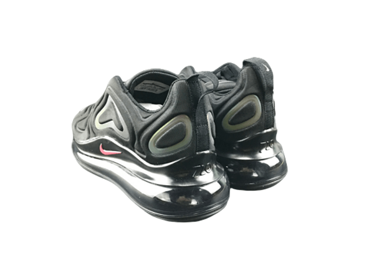 NIKE AIR MAX 720 BLACK - RED LOGO – תמונה 5