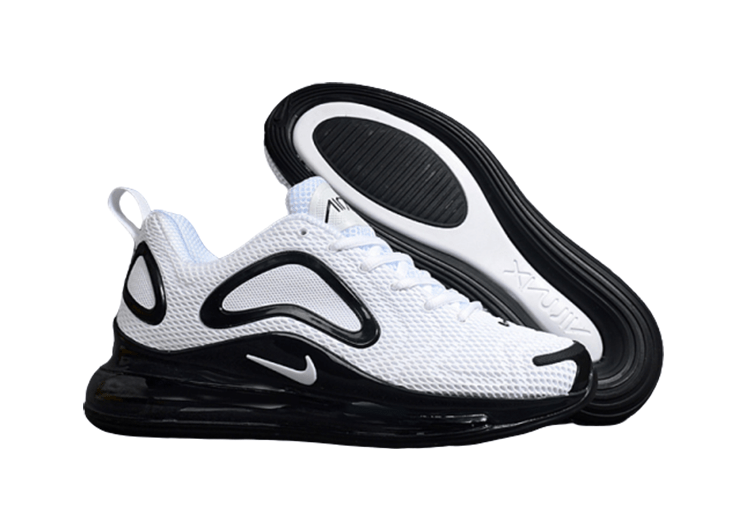 NIKE AIR MAX 720 BLACK- WHITE – תמונה 2