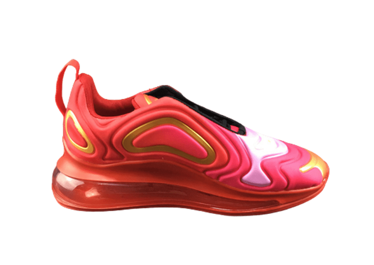 NIKE AIR MAX 720 RED - PINK - GOLDEN – תמונה 2