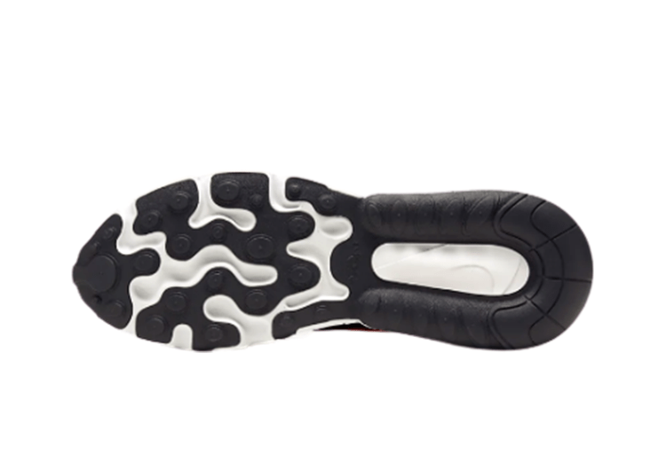 Nike Air Max 270 React LIGHT BLACK-ORANGE LOGO – תמונה 3