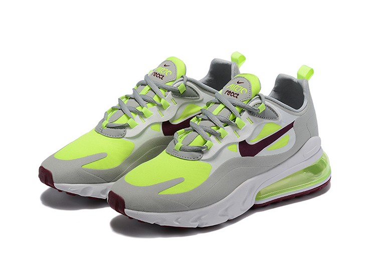 Nike Air Max 270 React LIGHT GREEN-GRAY – תמונה 3