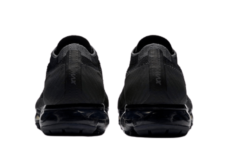 נעלי נייק-Nike Air Vapor Max Flyknit 2.0W BLACK - BLACK LOGO – תמונה 5