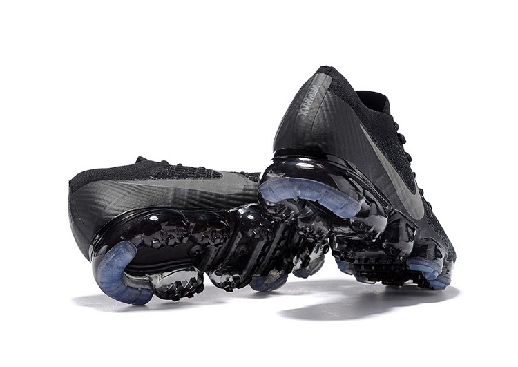 נעלי נייק-Nike Air Vapor Max Flyknit 2.0W BLACK - GRAY LOGO – תמונה 4