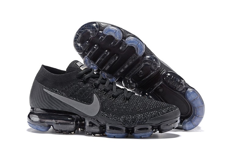 נעלי נייק-Nike Air Vapor Max Flyknit 2.0W BLACK - GRAY LOGO – תמונה 2