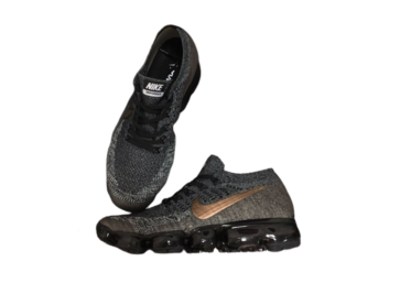 נעלי נייק-Nike Air Vapor Max Flyknit 2.0W DARK GRAY - GOLDEN LOGO