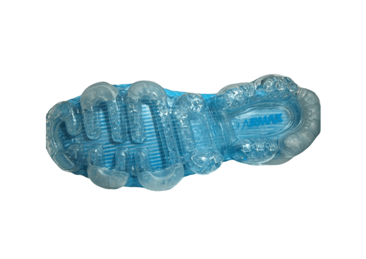 נעלי נייק-Nike Air Vapor Max Flyknit 2.0W LIGHT BLUE - WHITE LOGO – תמונה 7