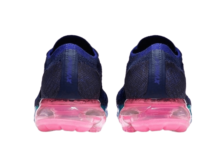 נעלי נייק-Nike Air Vapor Max Flyknit 2.0W NAVY BLUE - BLACK LOGO – תמונה 9