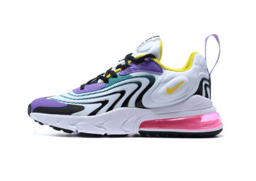 נעלי נייק-nike air max270 YELLOW-PURPLE-BLACK