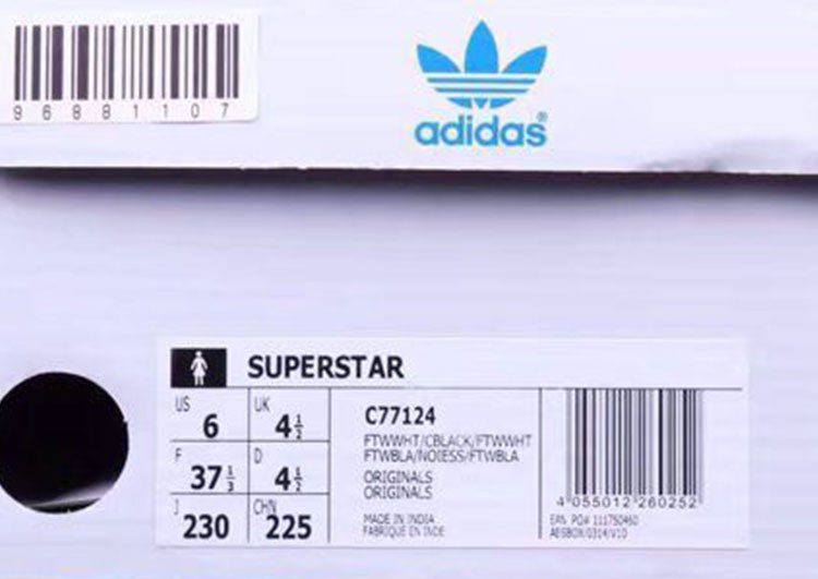 נעלי אדידס-ADIDAS Stan Smith - Shell Head White Black Gold Label – תמונה 10