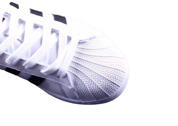 נעלי אדידס-ADIDAS Stan Smith - Shell Head White Black Gold Label – תמונה 7