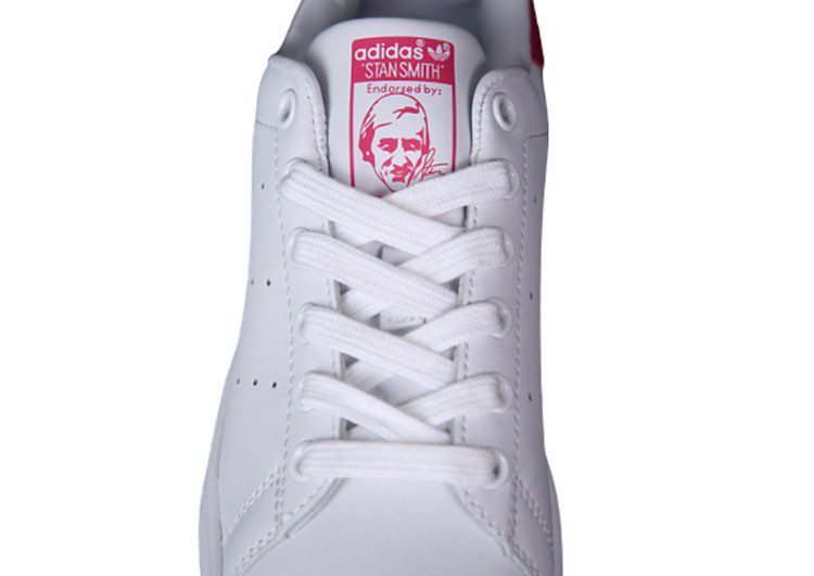 נעלי אדידס-ADIDAS Stan Smith - Suit White Rose Red Tail – תמונה 6