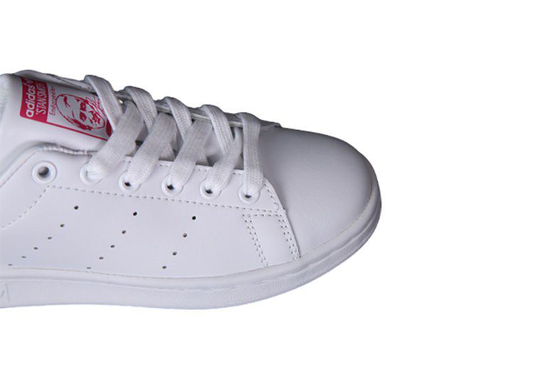 נעלי אדידס-ADIDAS Stan Smith - Suit White Rose Red Tail – תמונה 7