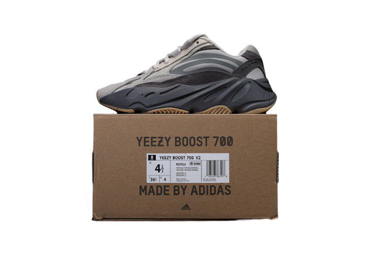 נעלי אדידס-Adidas Yeezy Boost 700-Dark Gray – תמונה 4