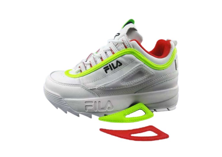 נעלי פילה-Fila Disruptor 2 Premium Athletic Shoes-GEYSER-CITRUS – תמונה 2