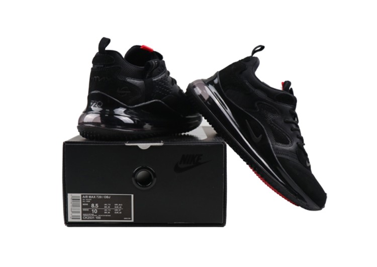 NIKE AIR MAX 720 DARK BLACK – תמונה 3