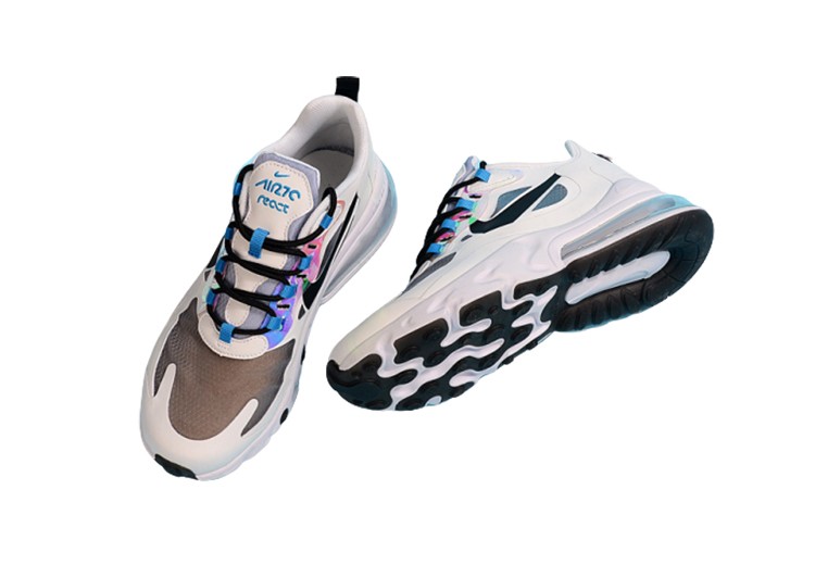 Nike Air Max 270 React SILVER SAND- MAIRE – תמונה 3