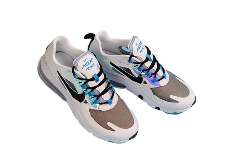 Nike Air Max 270 React SILVER SAND- MAIRE – תמונה 2