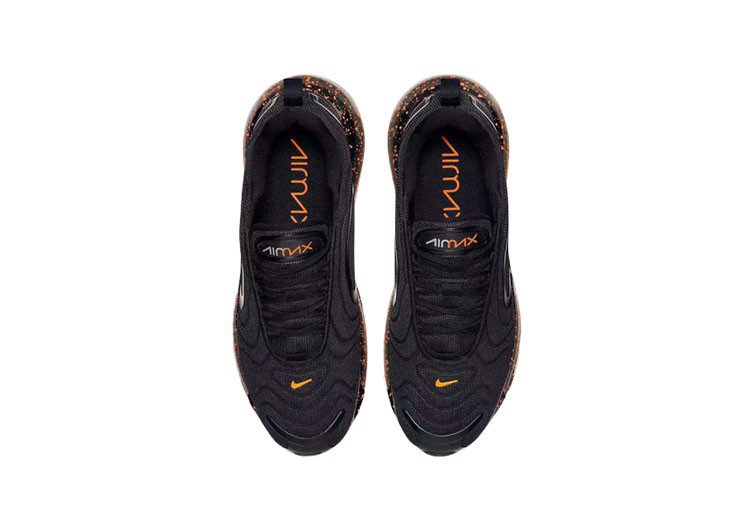 Nike Air Max 720 Black & ORG Logo – תמונה 4