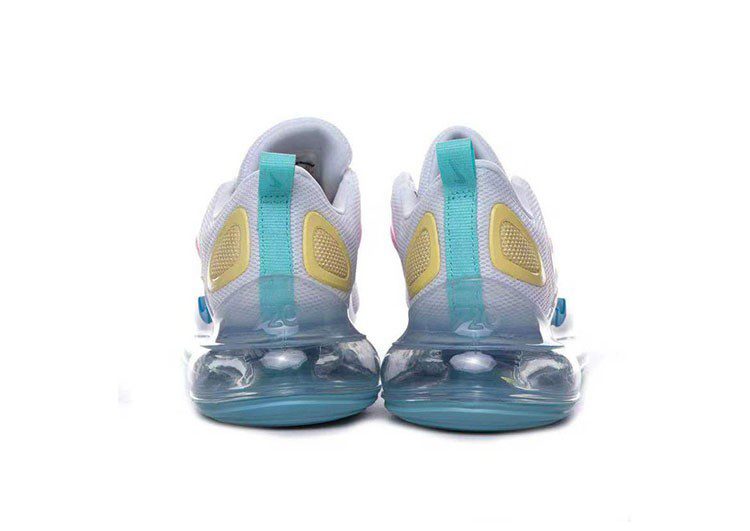 Nike Air Max 720 White - Light Pink - Blue Logo – תמונה 4