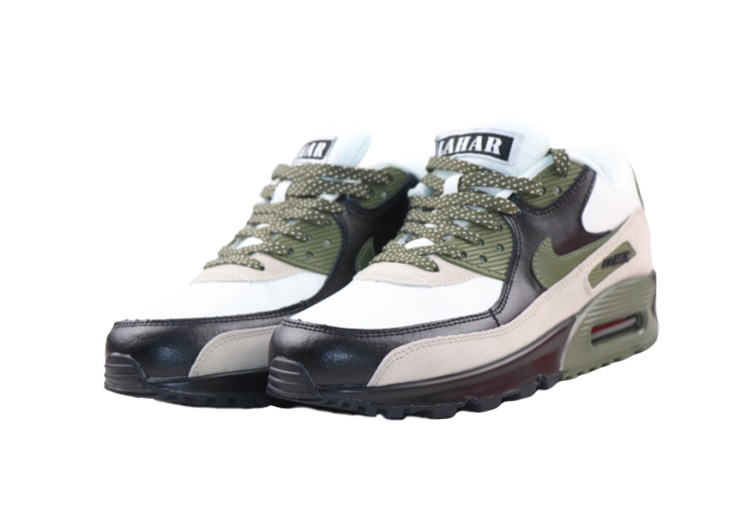 נעלי נייק-Nike Air Max 90 SIAM-QUILL GREY – תמונה 2