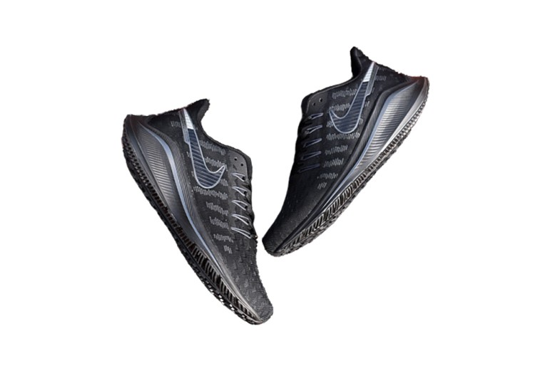 נעלי נייק-Nike Air Zoom Mariah Flyknit Racer- BLACK MARLIN- SMOKY – תמונה 4