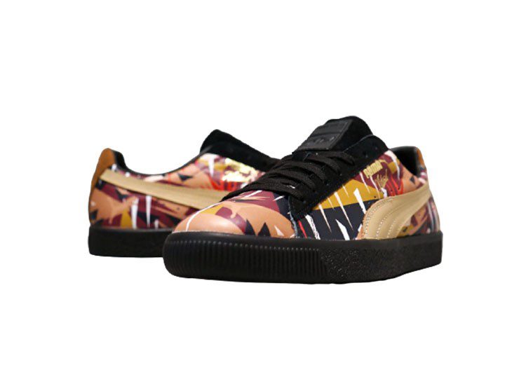 נעלי פומה-PUMA X NATUREL CLYDE 3D-Black-Tan – תמונה 2