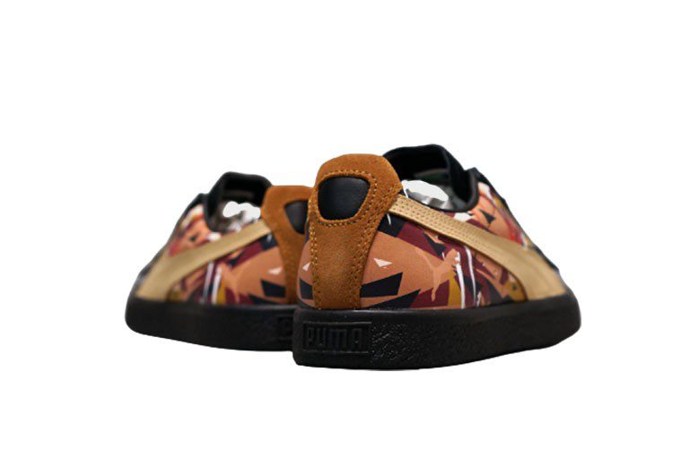 נעלי פומה-PUMA X NATUREL CLYDE 3D-Black-Tan – תמונה 3