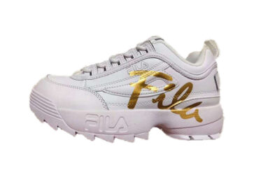 נעלי פילה-Fila Disruptor 2 Premium Athletic Shoes-WHITE LILAC