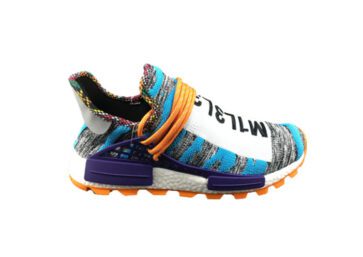 נעלי אדידס-ADIDAS Human Race Running Shoes – Skay-Blue - Purple - ORG