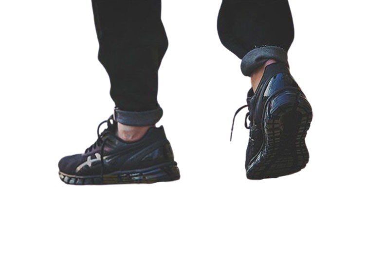 נעלי אסיקס-ASICS - Black Model-3 – תמונה 4