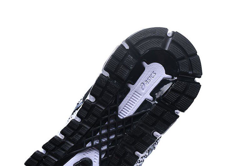 נעלי אסיקס-ASICS - Black - White - Gray – תמונה 9