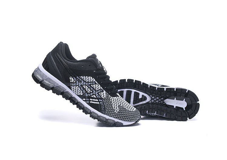 נעלי אסיקס-ASICS - Black - White - Gray – תמונה 6