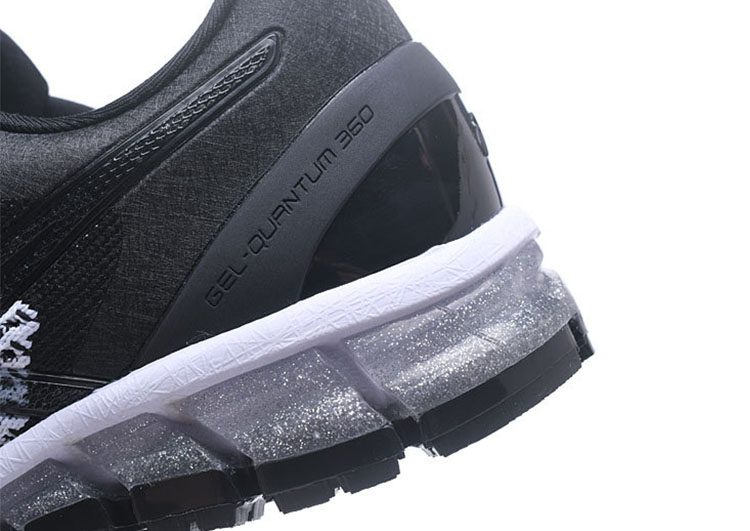 נעלי אסיקס-ASICS - Black - White - Gray – תמונה 8